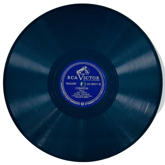 Chela Campos - Ay Mi Vida / Cobardía "Bolero" - 23-0927 RCA Victor 78 RPM 10" - Picture 4 of 4
